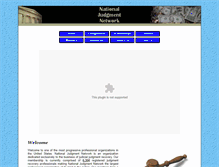Tablet Screenshot of nationaljudgment.net